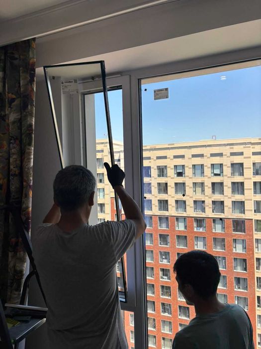 Замена стеклопакетов.