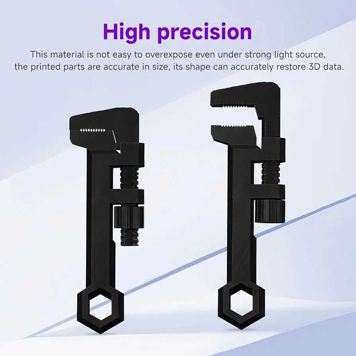 Чисто нова запечатана оригинална 3D смола RESIONE K Tough ABS-Like (Черна, 1 кг)