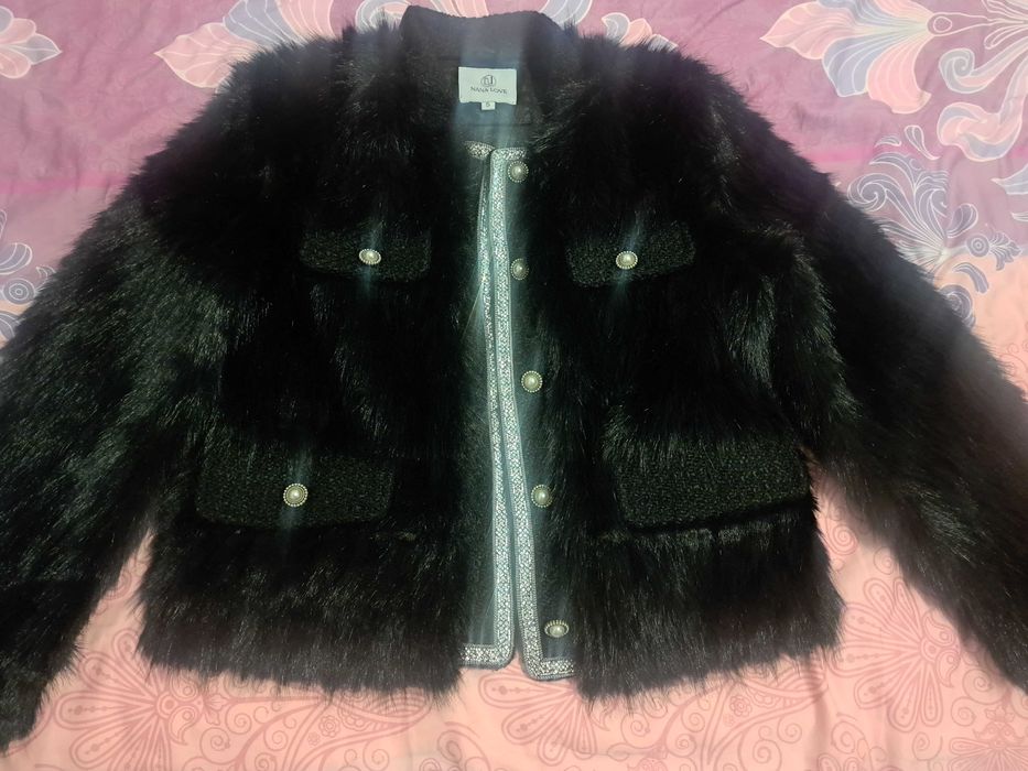 Палто от висококачествен еко пух