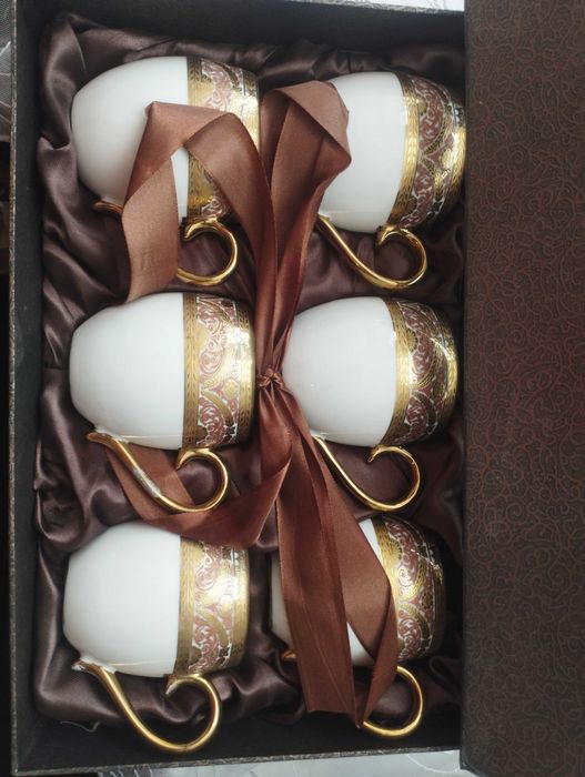 Чашки набор. Новый. Конфетницы 5шт