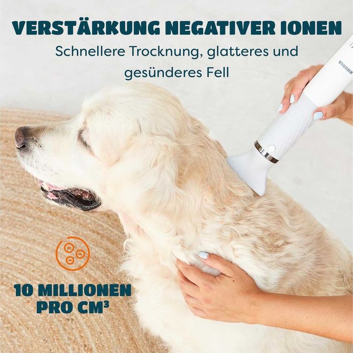 KUUBIA 5-in-1 Uscator + perie blana caini / pisici, REDUS de la 400RON