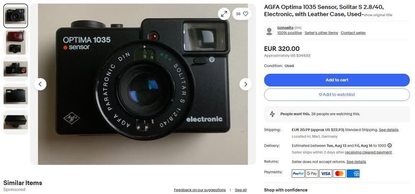 Canon / Agfa  -  Rare Vintage 35MM Cameras