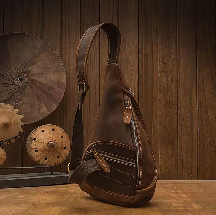 Кожена Чанта Унисекс Нова 20/12/40 см.