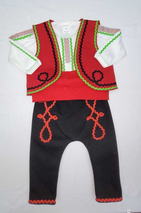 Детски и бебешки народни носии от 0 до 10г.