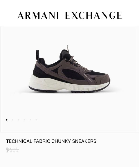 Оригинал Armani Exchange мужские кроссовки