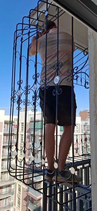 Решётки на окна  panjara ограда temir kovka навес oyna