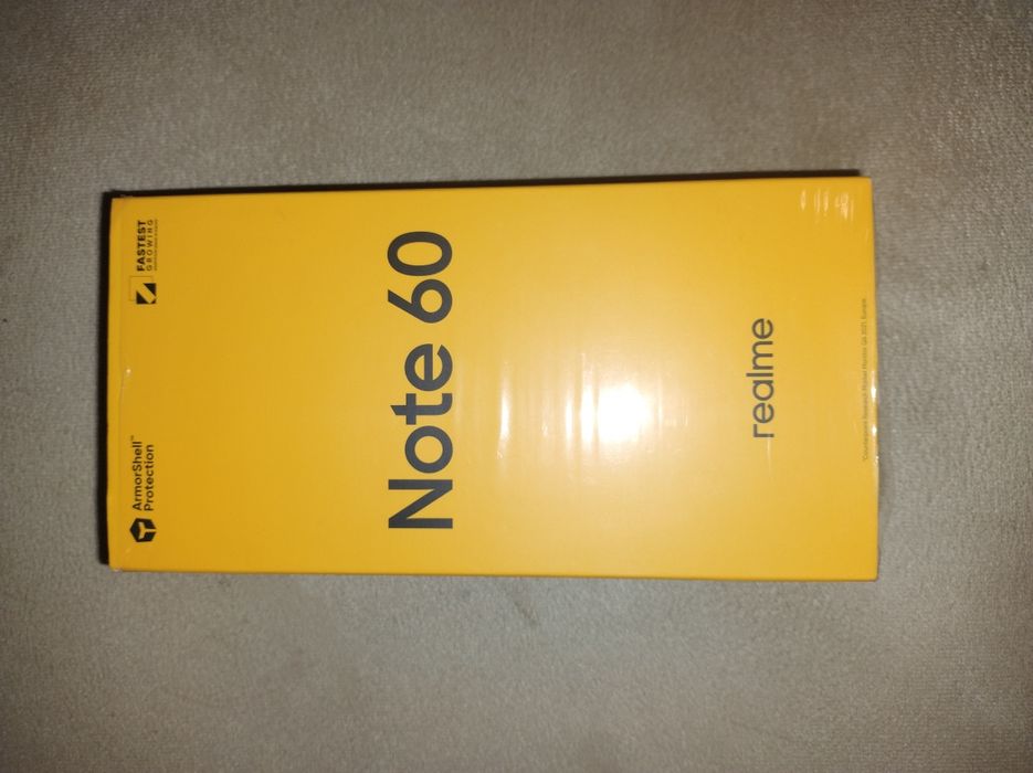 Смартфон GSM REALME NOTE 60 MARBLE BLACK RMX3933 6.74 ", 128 GB, RAM 6
