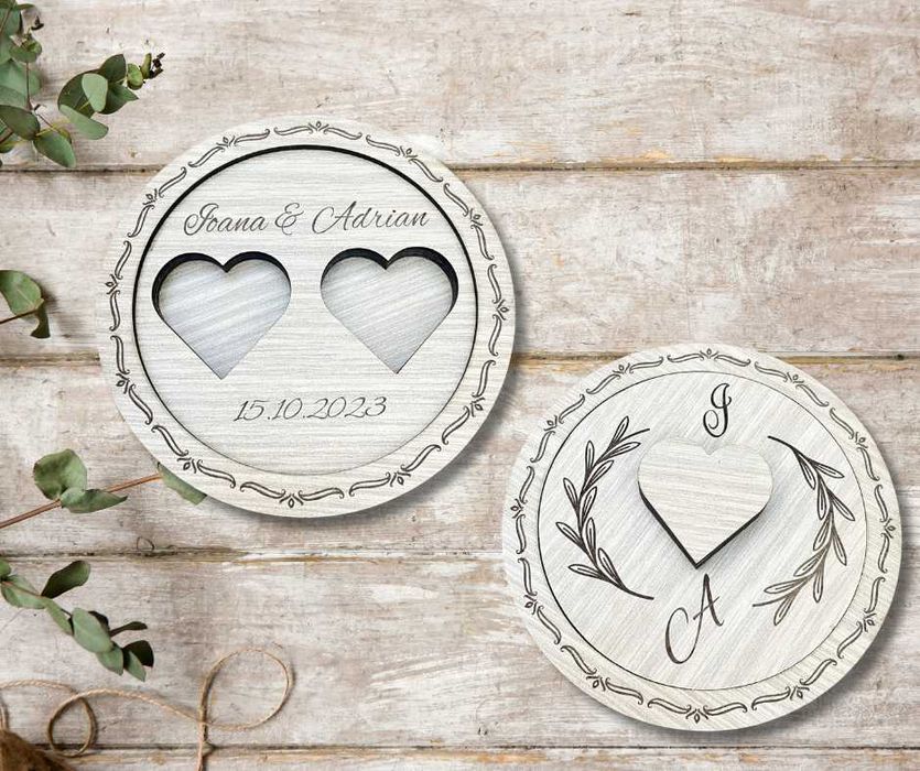 Cutie penru verighete personalizata | Cutie pentru verighete de nunta