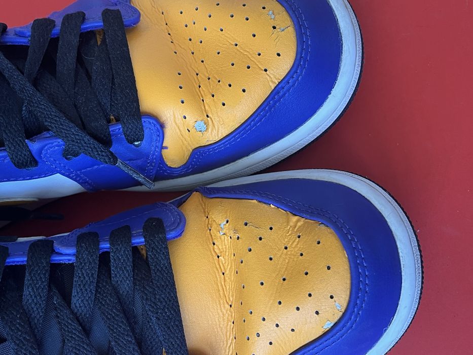 Jordan 1 Mid LA Lakers 43 номер / Оригинал