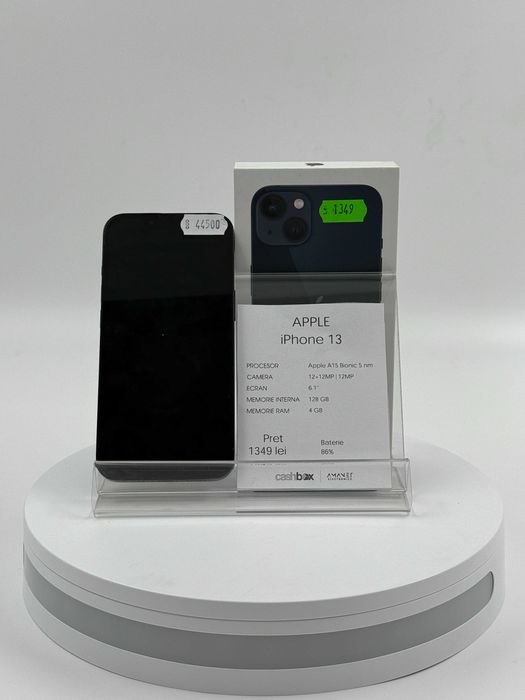 Apple iPhone 13 128 GB 86% Garantie 24 luni CashBox