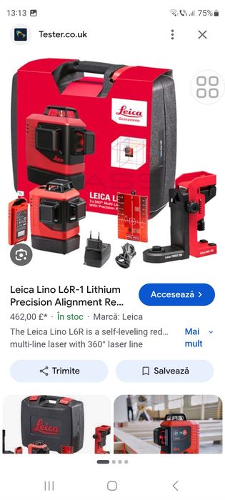 Laser 360° LEICA LINO L6R