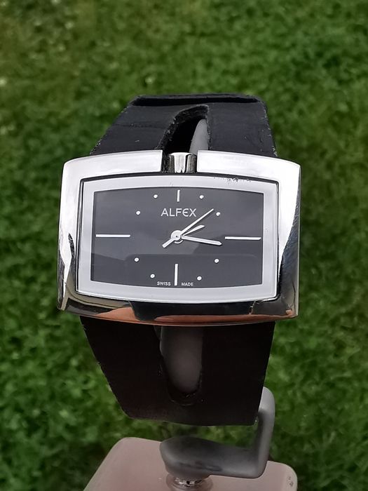 Ceas Alfex - Elvețian - Ronda 5 rubine - Dama - 28*38 mm