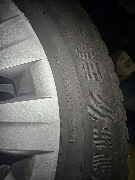 Set 4 anvelope all-season Goodyear + jante VW R15