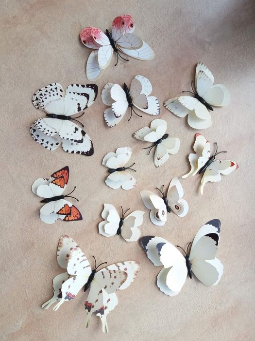 3D пеперуди за декорация