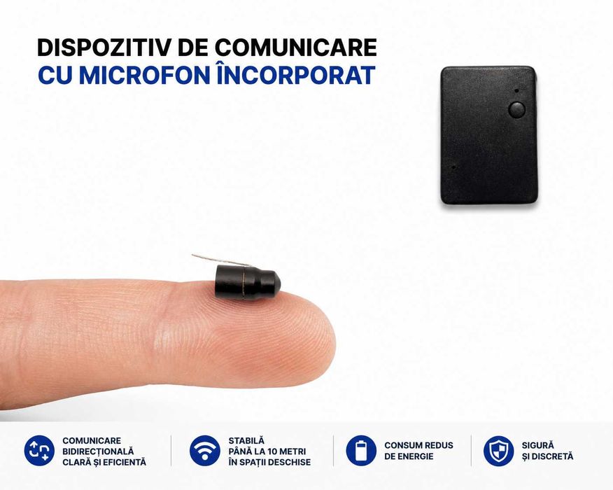 Casca Profesionala Digitala de Copiat Fara Interferente Sunet Clar Microfon Performant Casti Copiat
