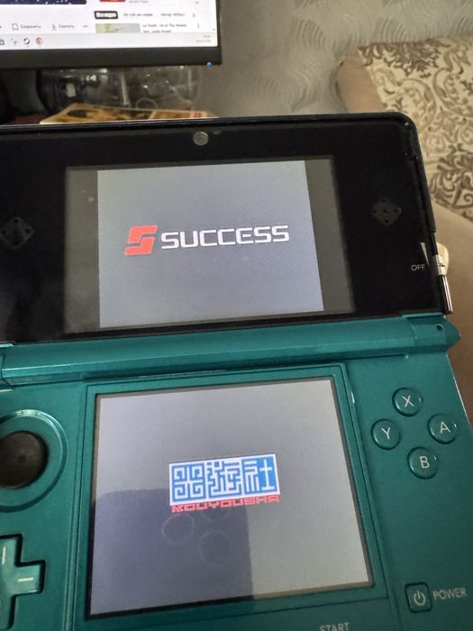 Nintendo 3DS Old  (Japan), цвет Aqua Blue