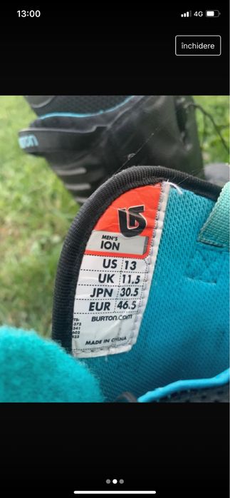 Boots burton marimea 46.5