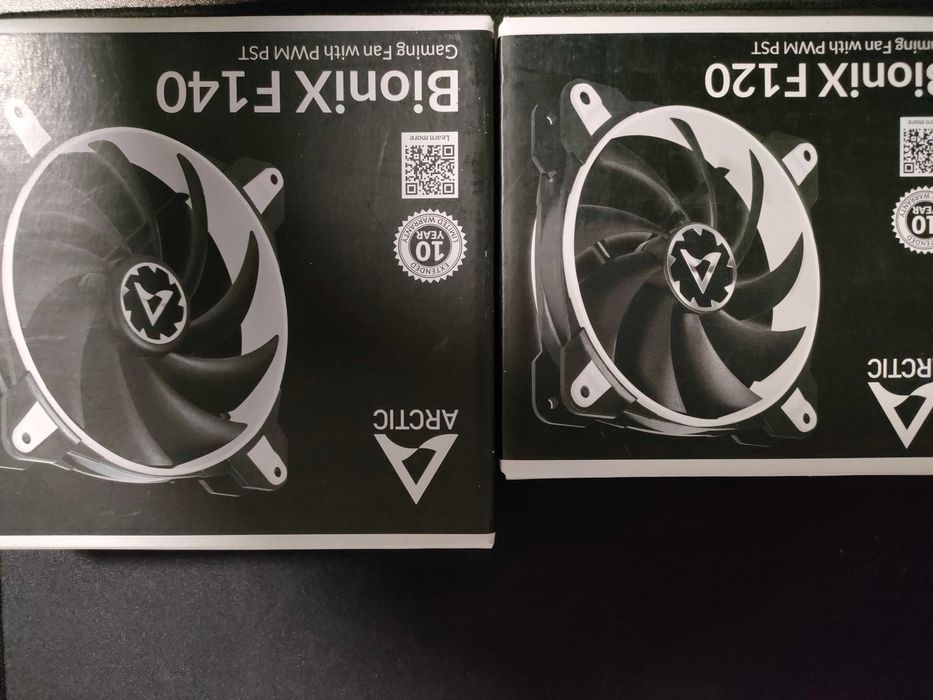 2 ventilatoare Arctic BioniX  F120 + F140 w/ PWM PST low noise