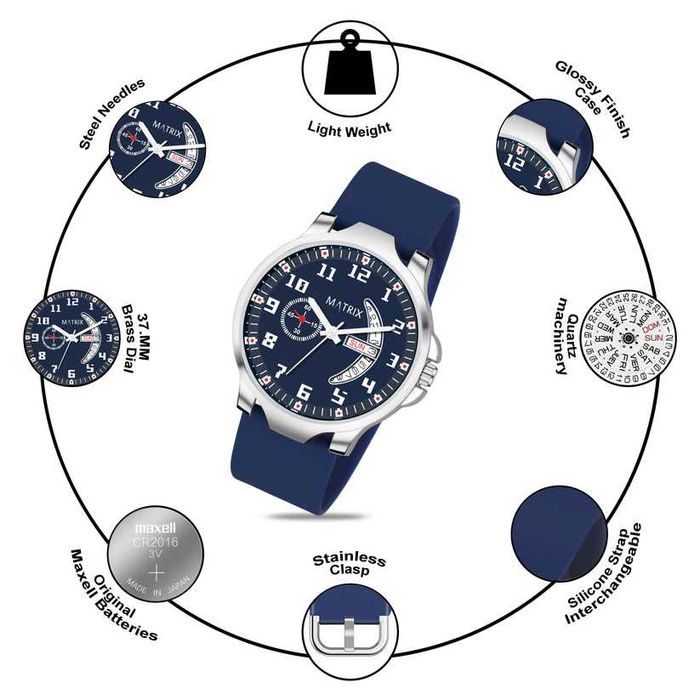 Стилен и комфортен мъжки часовник Matrix