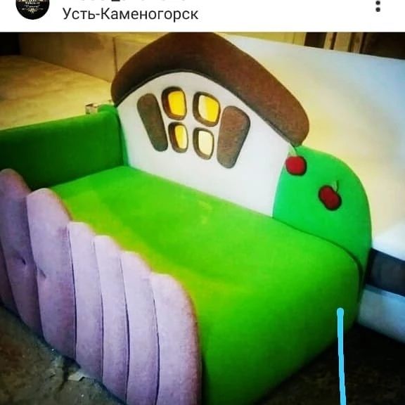 Раскладной детский диванчик машинка