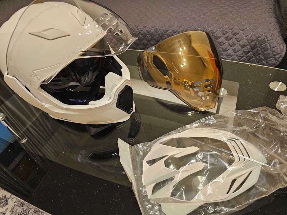 Casca Moto Icon Airflite PeaceKeeper White