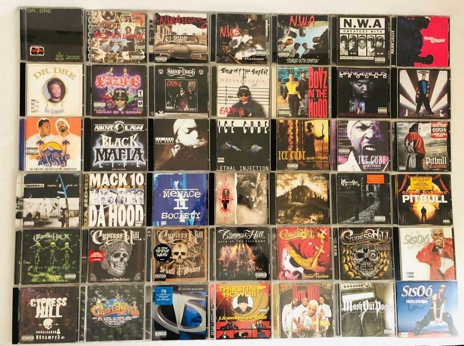 NWa Wu Tang Snoop Rap CDs Nas Mobb Deep Nelly Hip Hop CD Eazy E Akon