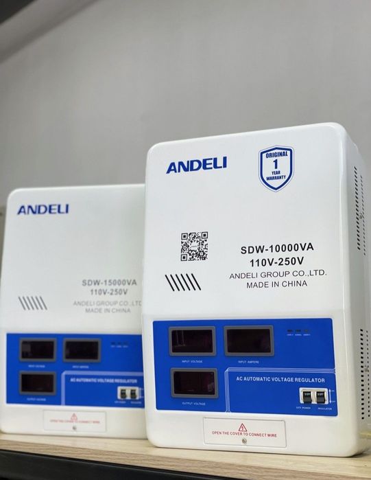 ANDELI 15000VA stabilizator | 110–250V | 1 yil kafolat