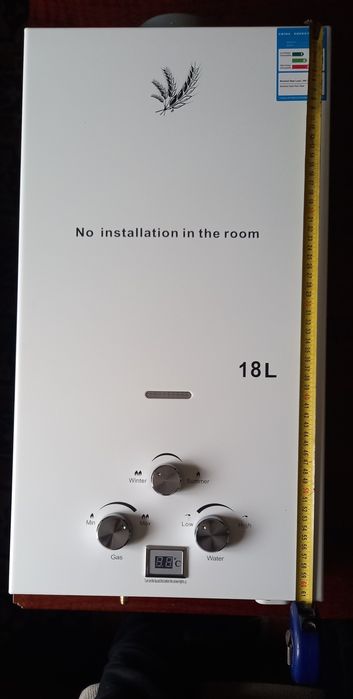 Газов проточен бойлер 6,8,10,16,18 литра пропан бутан-LPG