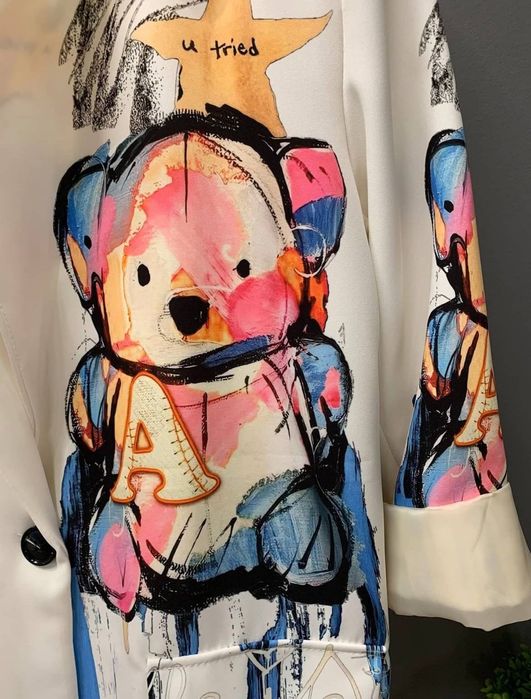 Дамско арт сако с мече