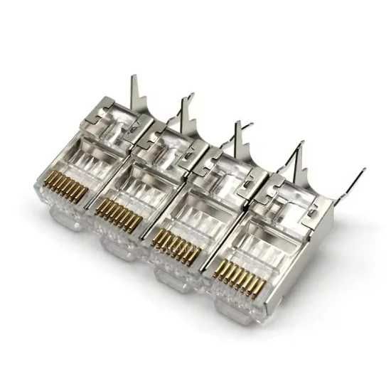 Качественный коннекторы RJ9,RJ11,RJ12,RJ45 Cat5,Cat6,Cat7+КолпачокRJ45
