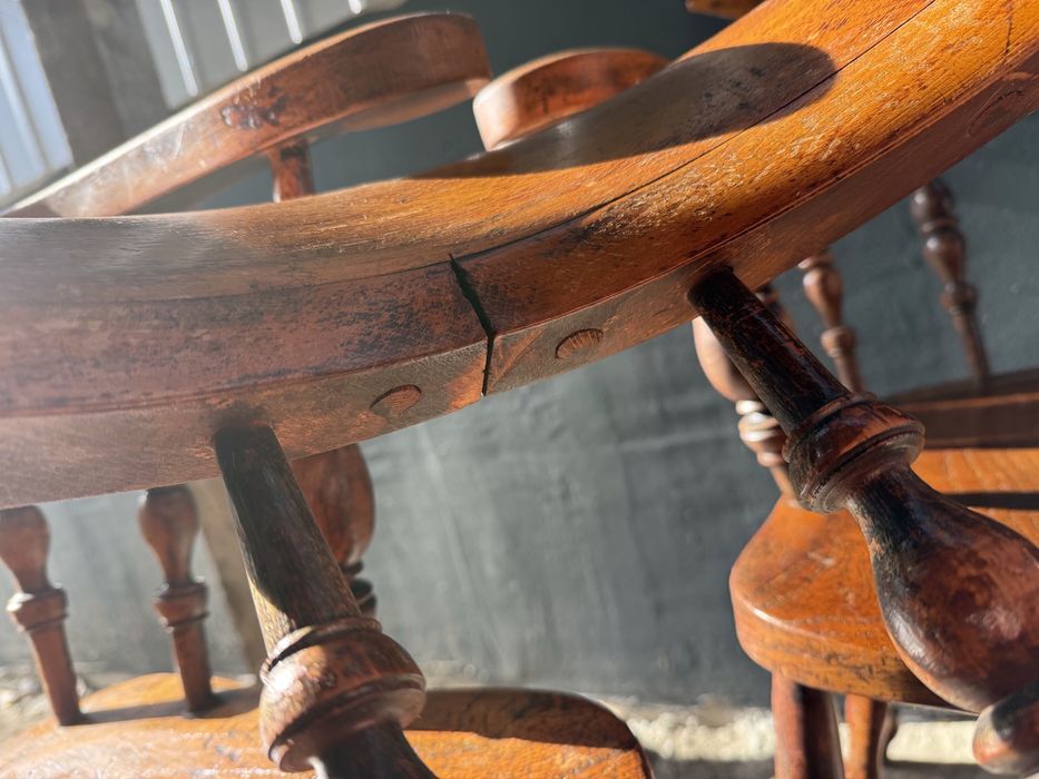 Антикварен капитански стол / Англия / 19-ти век