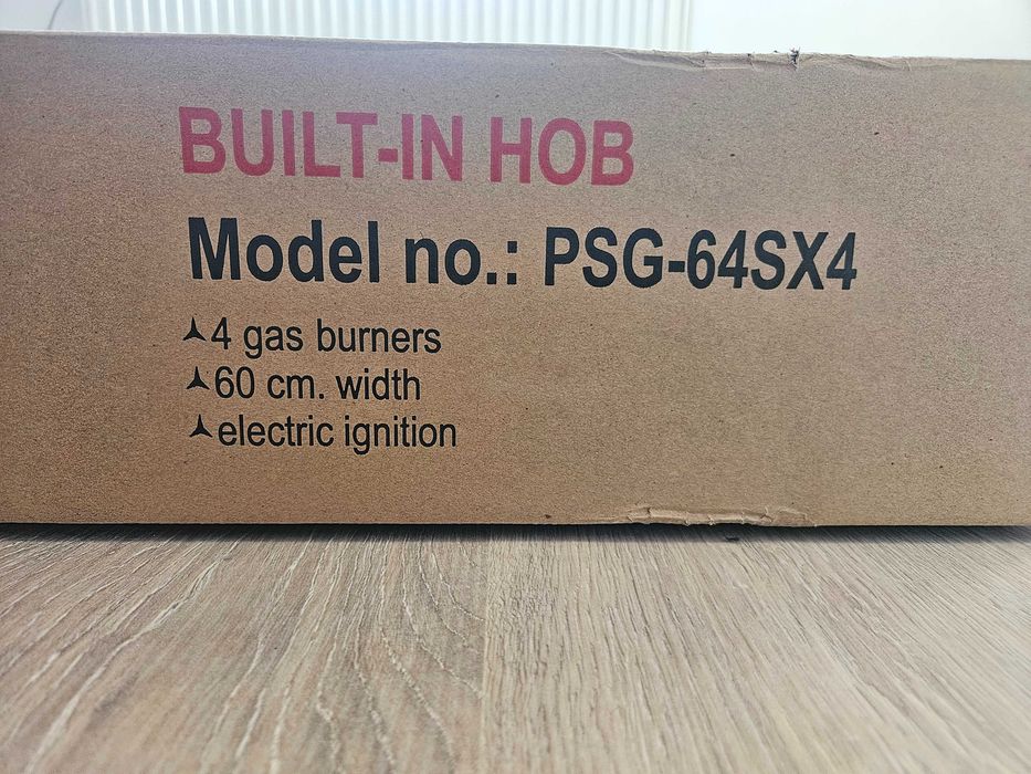 Plita pe gaz incorporabila Samus PSG-64SX4, 4 arzatoare
