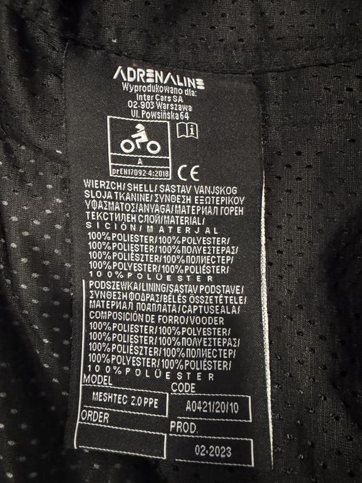 Pantaloni moto Adrenaline cu protectii genunchi
