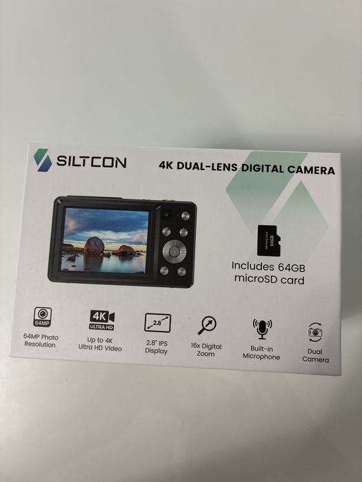 Camra 4k dual lens digital