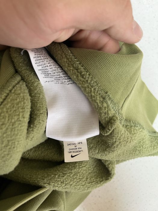 Nike olive green hoodie