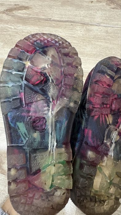 Светещи гумени ботуши за момиче 23 номер