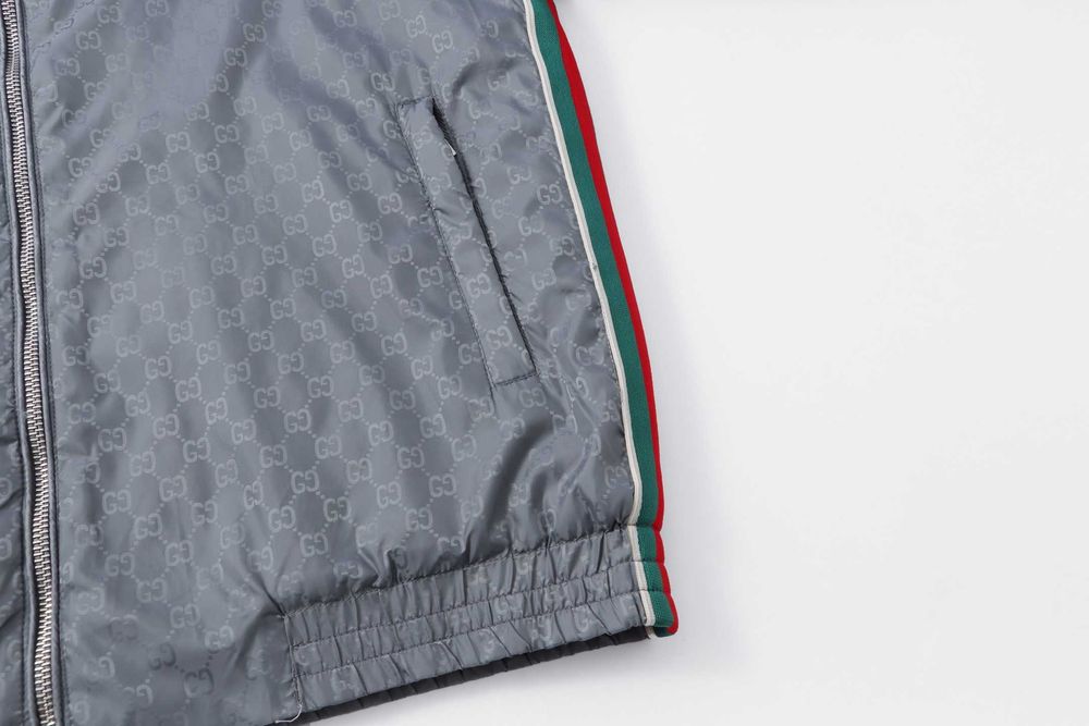 Gucci All-over Monogram Reflective Stripe Couple Bawełna Ja