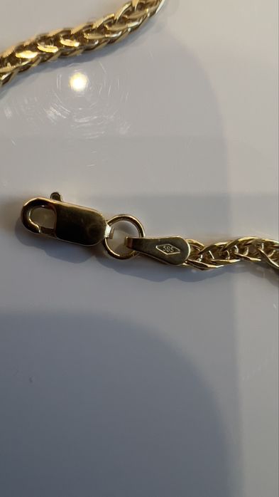 Lanț aur galben 14k nou. Greutate:3.40g, Lungime:40cm, Grosime:2mm