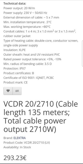 Cablu degivrare instalare pe jgheaburi și burlane