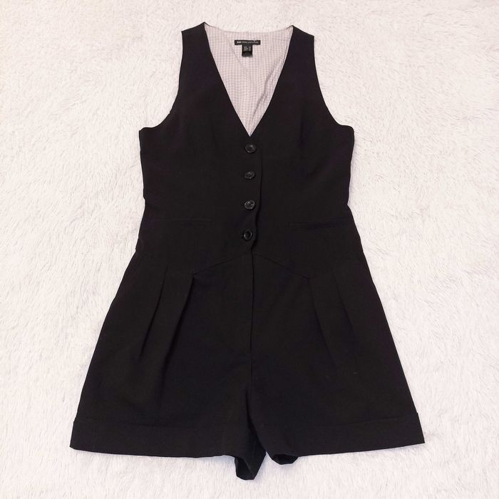 Комбинезон черный с шортами  Mango Ж895