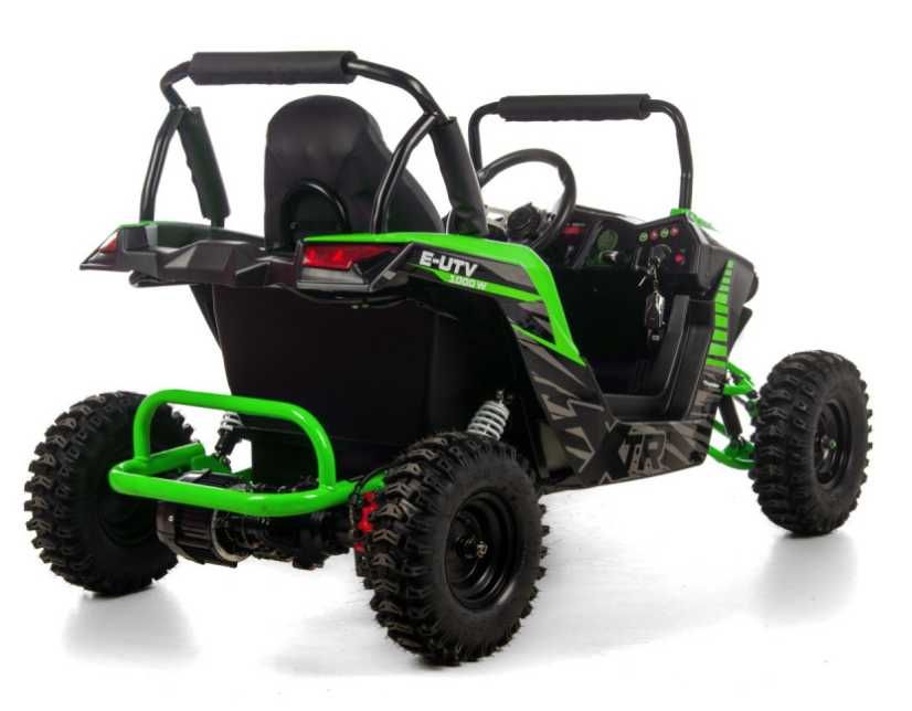 Mini E-UTV XTR, electric 1000W, culoare negru/verde