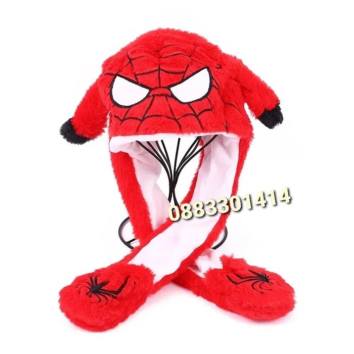 Плюшена играчка Шапка Спайдърмен