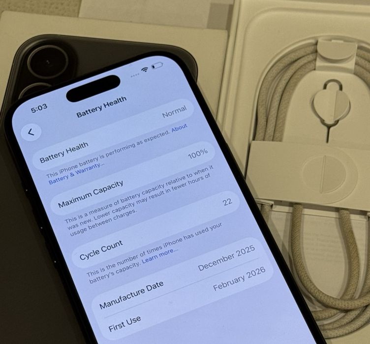 ^100% БАТЕРИЯ КАТО НОВ Iphone 17 Black 256GB 24м. ГАРАНЦИЯ