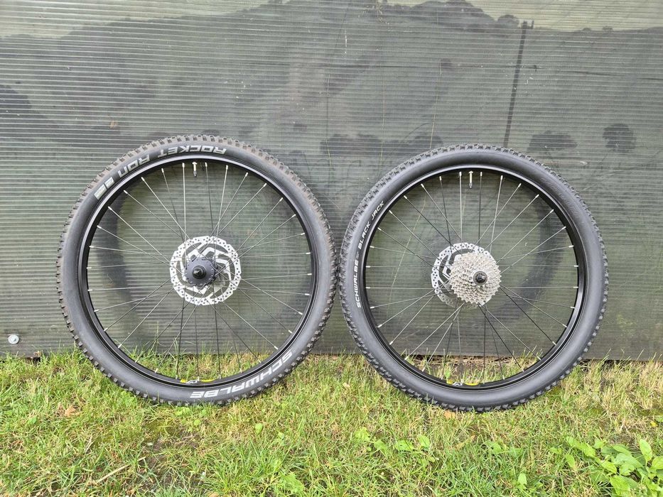 Roti MTB Mavic MX 117, 26inch, caseta Shimano 9 pinioane ,discuri Shimano noi