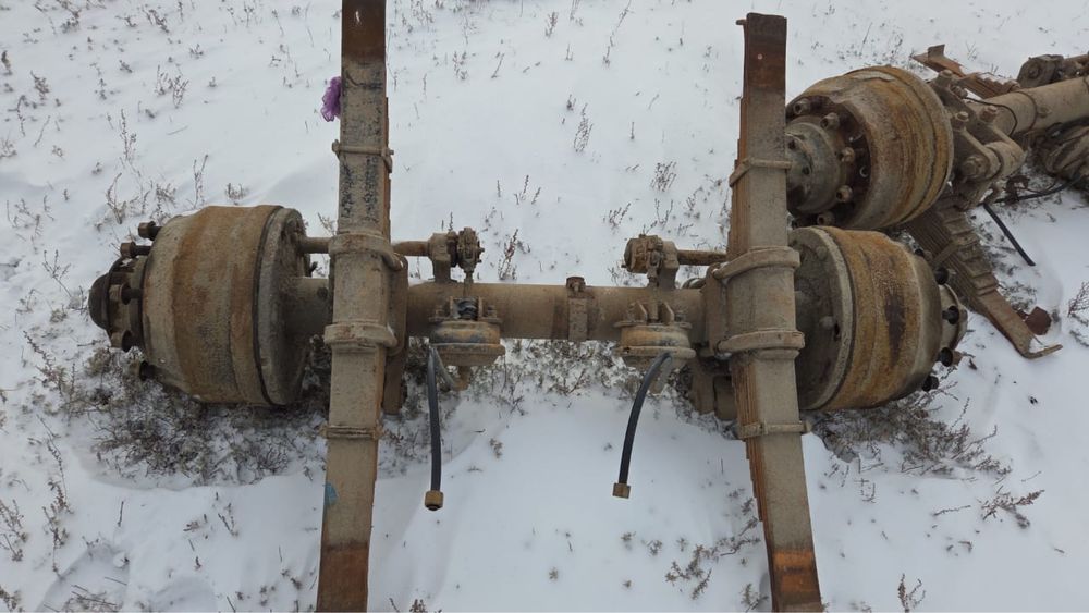 Ось прицепа маз евро