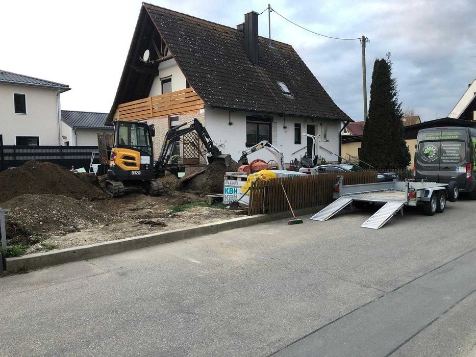 Servicii excavator /Săpături fundații/Șanțuri /Amenajări peisagistice/Nivelare teren Alba -Iulia