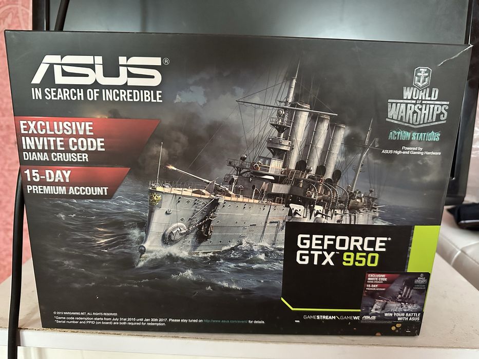 видеокарта ASUS GeForce GTX 950