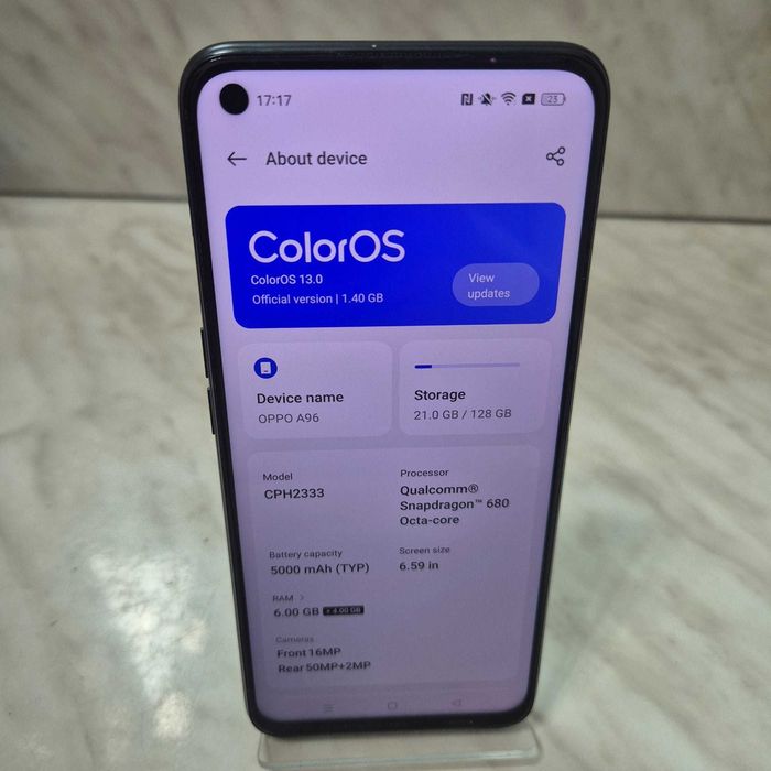 Telefon Oppo A96 Negru 128 GB 6RAM Zeus Amanet Rahova 31415