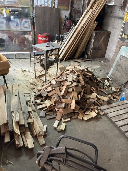 разпалки изрезки от палета