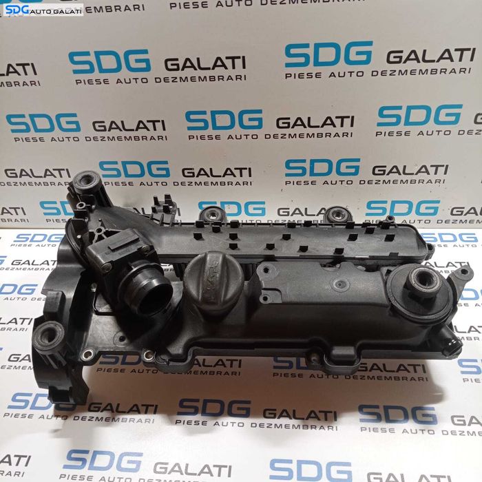 Capac Culbutori Chiulasa Chiuloasa Motor Epurator Gaze Ford Fiesta 5 1.4 TDCI 2002 - 2008 Cod 9646698680 [2367]